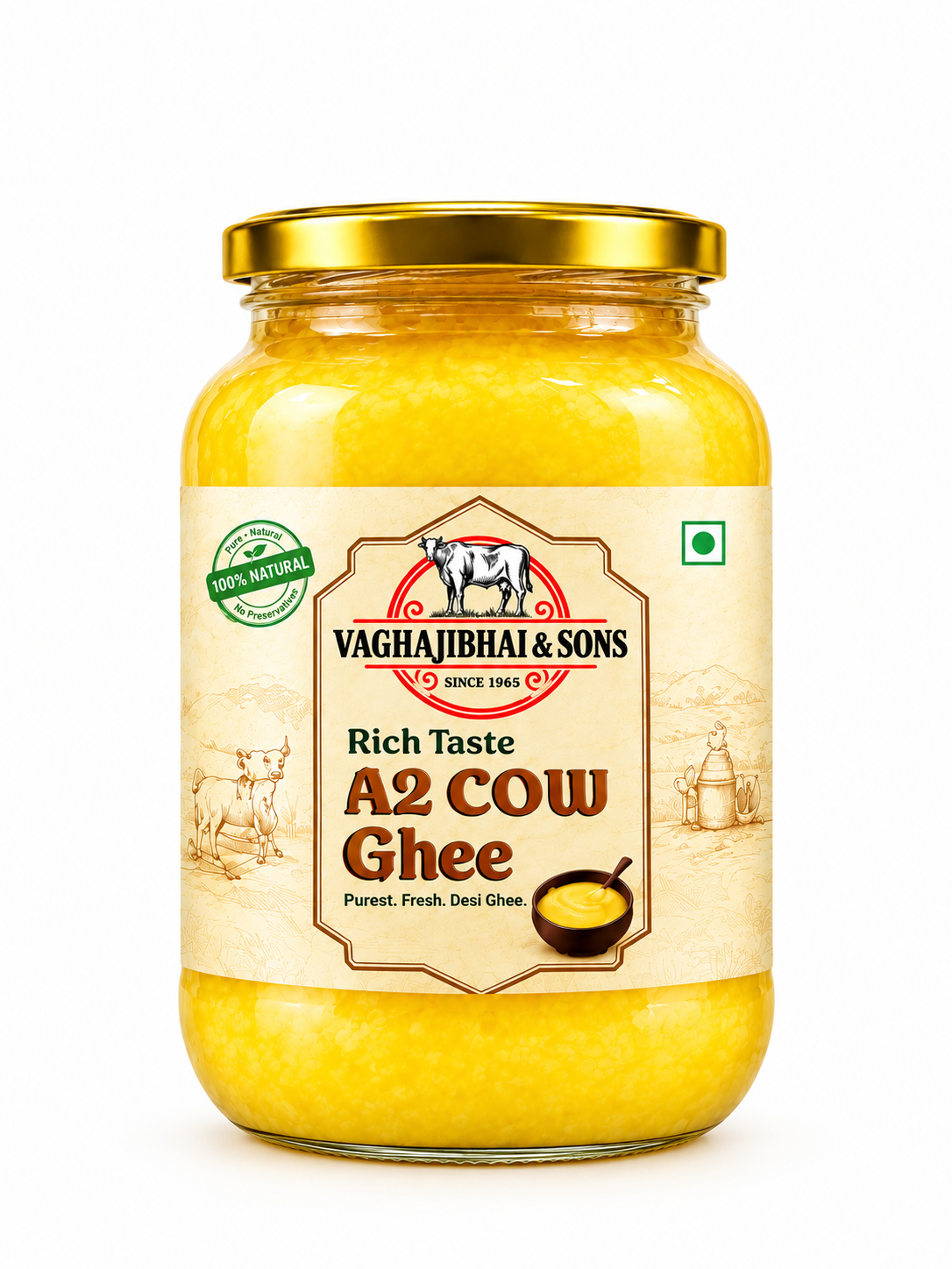 Pure A2 Gir Cow Ghee | 100% Authentic Desi Ghee